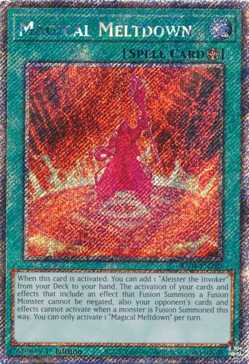 Magical Meltdown [Quarter Century Secret Rare] RA04-EN280