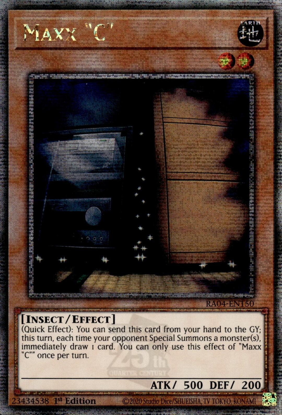 Maxx C [Quarter Century Secret Rare] RA04-EN150