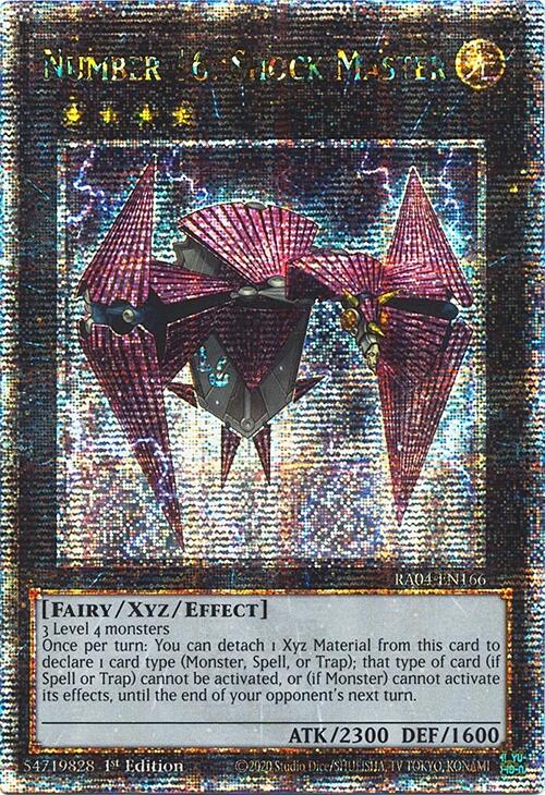 Number 16: Shock Master [Quarter Century Secret Rare] RA04-EN166