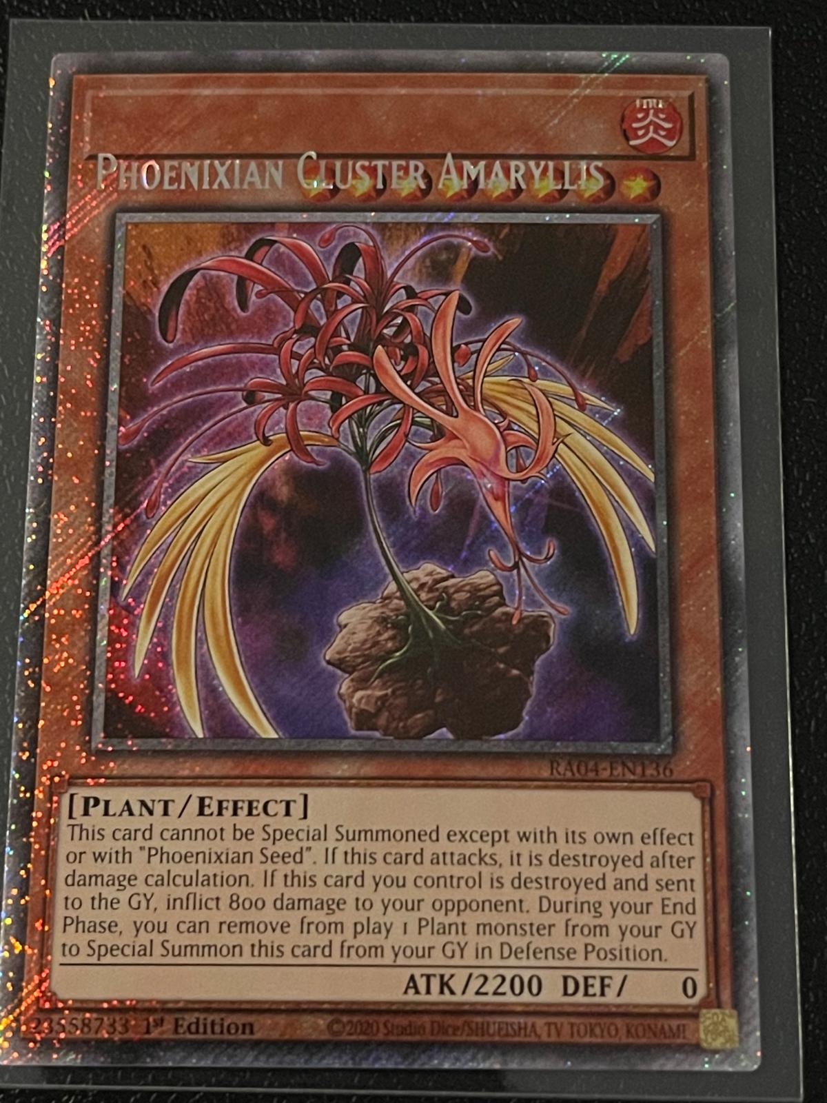 Phoenixian Cluster Amaryllis [Misprint] RA04-EN136