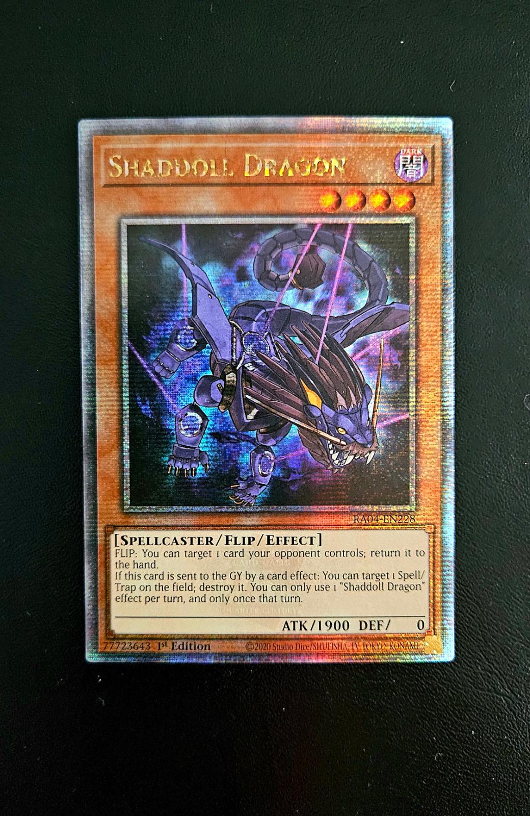 Shaddoll Dragon [Quarter Century Secret Rare] RA04-EN228