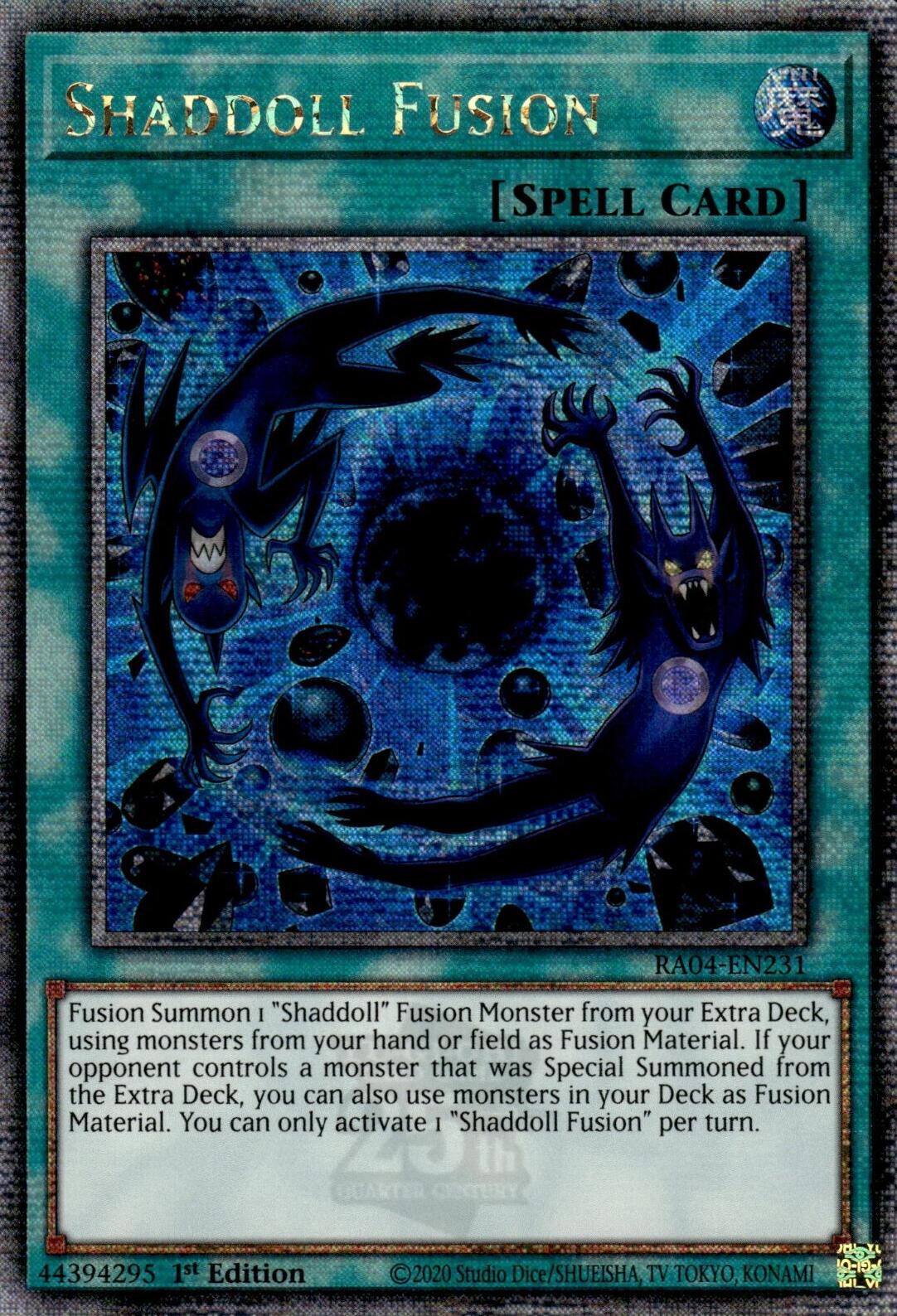 Shaddoll Fusion [Quarter Century Secret Rare] RA04-EN231
