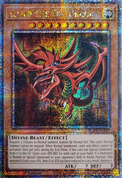 Slifer the Sky Dragon [Quarter Century Secret Rare] RA04-EN117