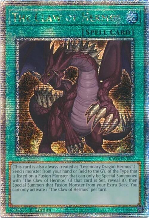 The Claw of Hermos [Quarter Century Secret Rare] RA04-EN256