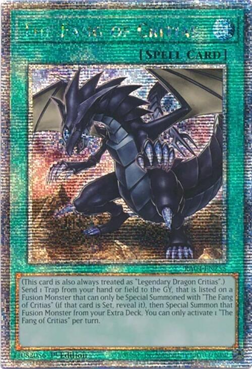 The Fang of Critias [Quarter Century Secret Rare] RA04-EN255