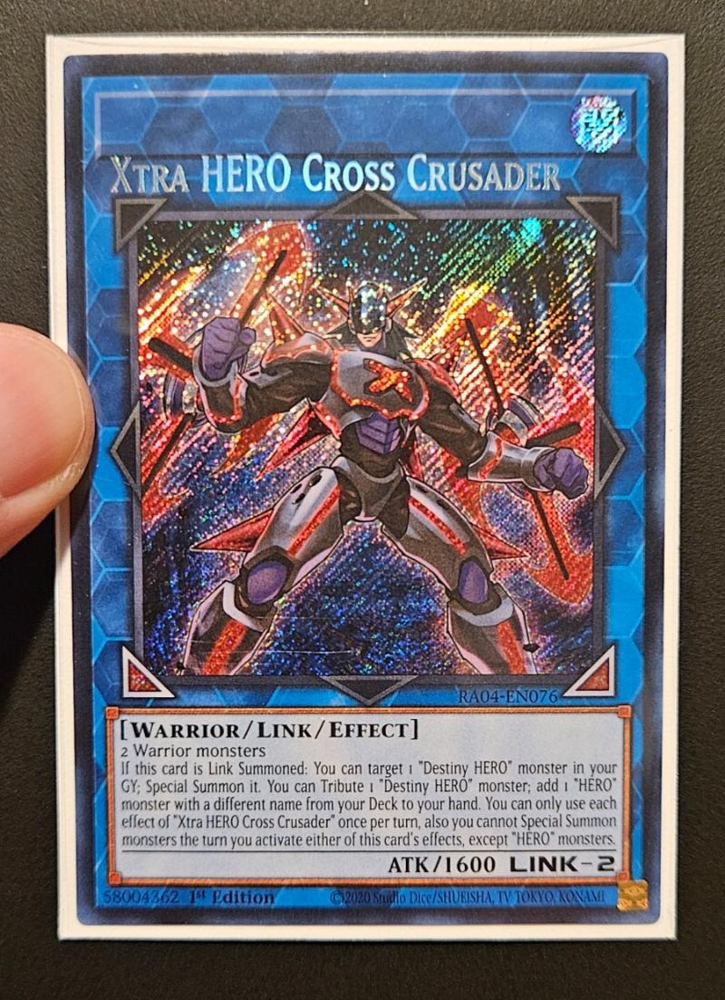Xtra HERO Cross Crusader [Misprint] RA04-EN076