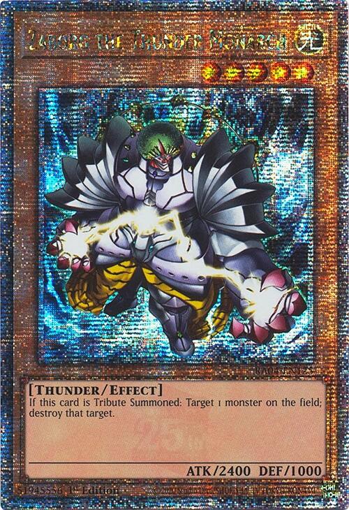 Zaborg the Thunder Monarch [Quarter Century Secret Rare] RA04-EN125