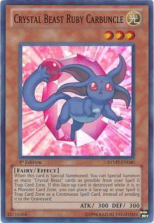Crystal Beast Ruby Carbuncle [1st Edition] RYMP-EN040