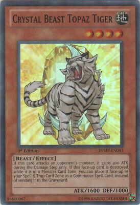 Crystal Beast Topaz Tiger [1st Edition] RYMP-EN043