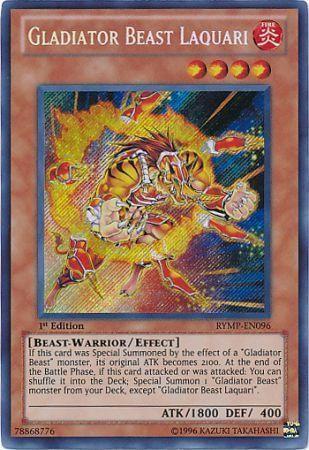 Gladiator Beast Laquari [1st Edition] RYMP-EN096