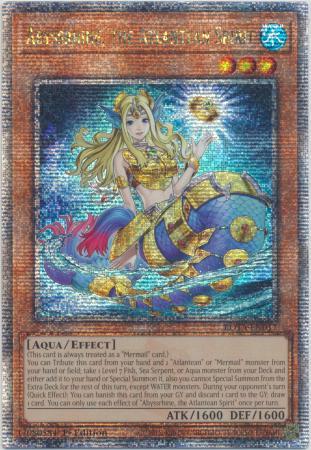 Abyssrhine, the Atlantean Spirit [Quarter Century Secret Rare] ROTA-EN017