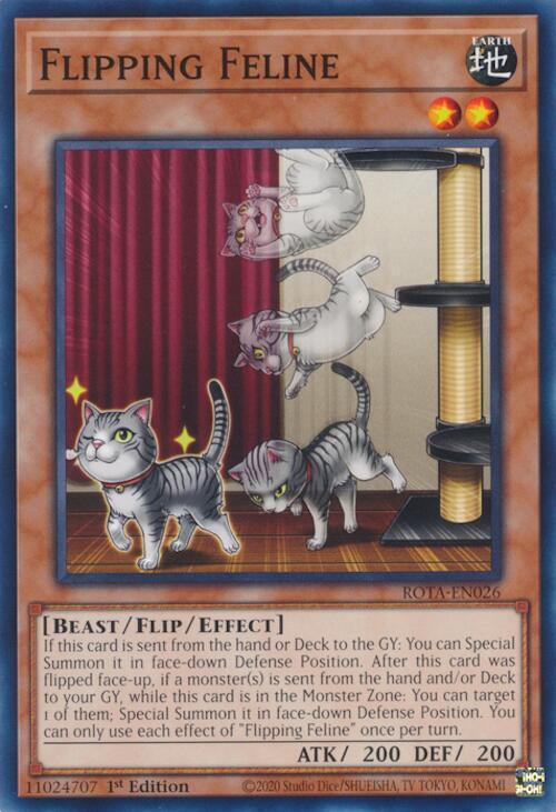 Flipping Feline ROTA-EN026