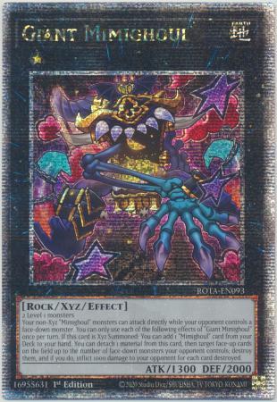 Giant Mimighoul [Quarter Century Secret Rare] ROTA-EN093