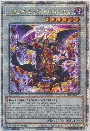 Legendary Lord Six Samurai - Shi En [Quarter Century Secret Rare] ROTA-EN039