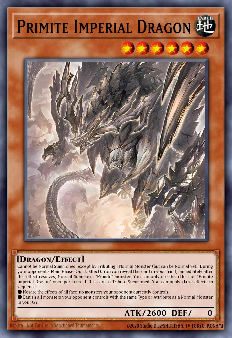 Primite Imperial Dragon [Quarter Century Secret Rare] ROTA-EN013