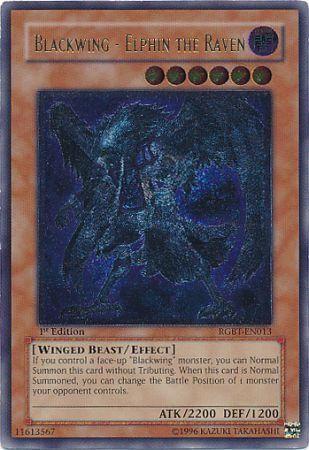 Blackwing - Elphin the Raven [Ultimate Rare 1st Edition] RGBT-EN013