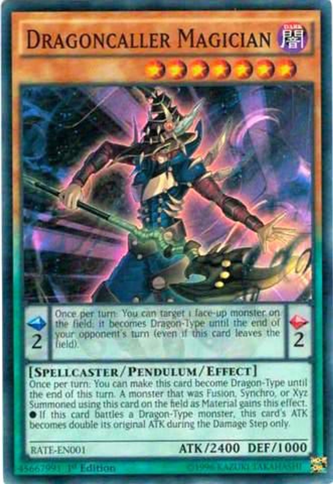 Dragoncaller Magician RATE-EN001