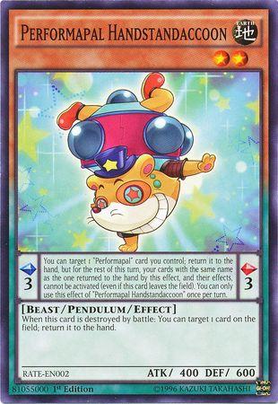 Performapal Handstandaccoon [1st Edition] RATE-EN002