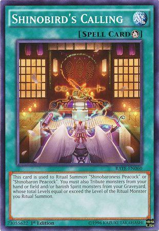 Shinobird's Calling [1st Edition] RATE-EN060