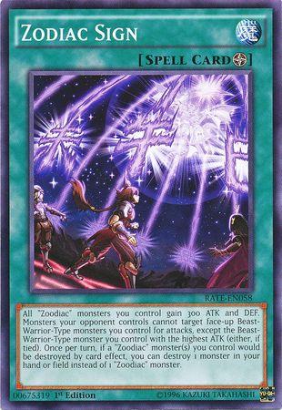 Zodiac Sign [1st Edition] RATE-EN058