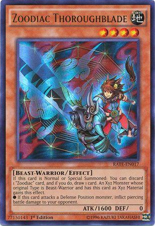 Zoodiac Thoroughblade [1st Edition] RATE-EN017