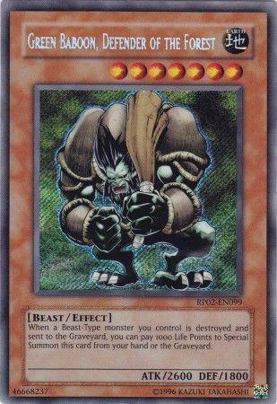 Green Baboon, Defender of the Forest RP02-EN099