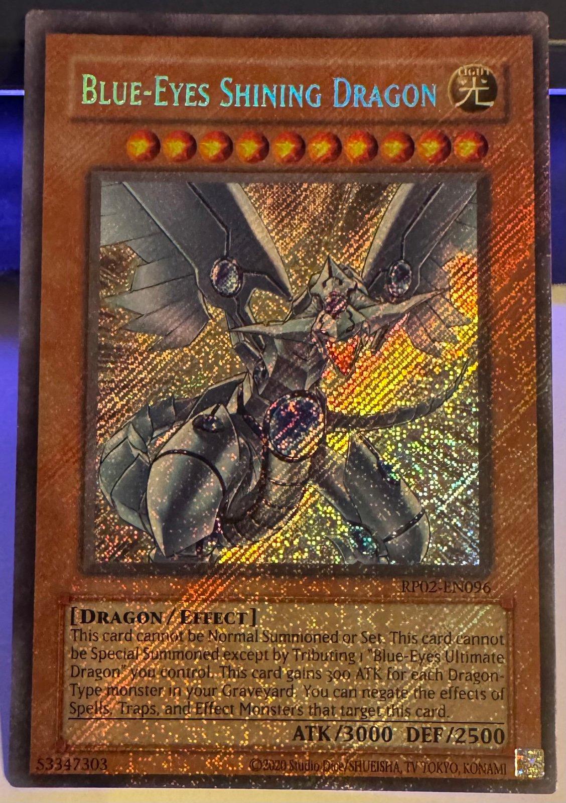 Blue-Eyes Shining Dragon RP02-EN096