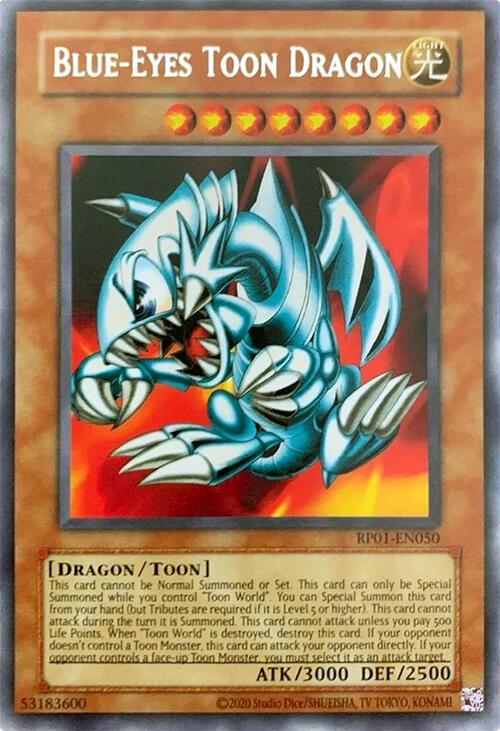 Blue-Eyes Toon Dragon RP01-EN050