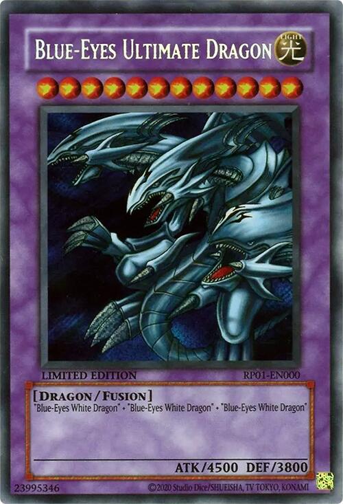 Blue-Eyes Ultimate Dragon RP01-EN000