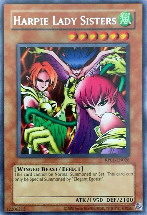 Harpie Lady Sisters RP01-EN026