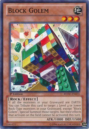 Block Golem [1st Edition] REDU-EN035
