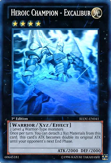 Heroic Champion - Excalibur [1st Edition Ghost Rare] REDU-EN041