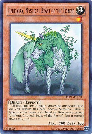 Uniflora, Mystical Beast of the Forest REDU-EN031