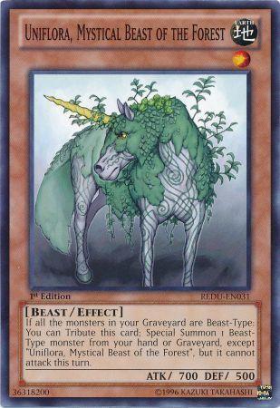 Uniflora, Mystical Beast of the Forest [1st Edition] REDU-EN031