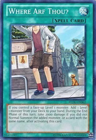 Where Arf Thou? REDU-EN062