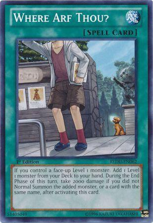 Where Arf Thou? [1st Edition] REDU-EN062