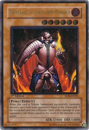 Thestalos the Firestorm Monarch [Ultimate Rare 1st Edition] RDS-EN021