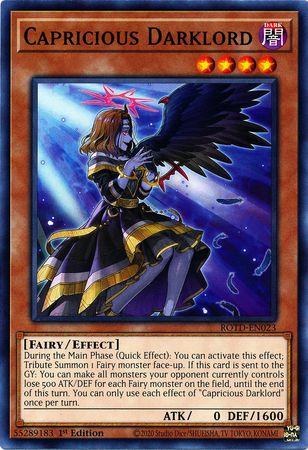 Capricious Darklord [1st Edition] ROTD-EN023