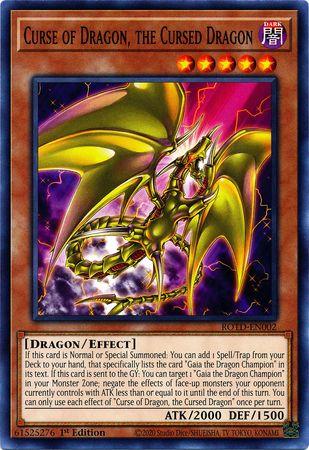 Curse of Dragon, the Cursed Dragon [1st Edition] ROTD-EN002