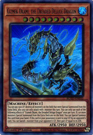 Gizmek Okami, the Dreaded Deluge Dragon [1st Edition] ROTD-EN032
