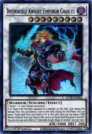 Infernoble Knight Emperor Charles [1st Edition] ROTD-EN042