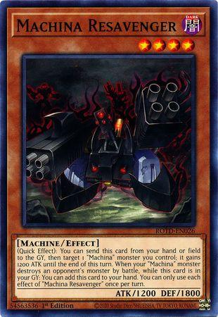 Machina Resavenger [1st Edition] ROTD-EN026