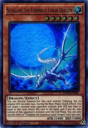 Seleglare the Luminous Lunar Dragon [1st Edition] ROTD-EN087