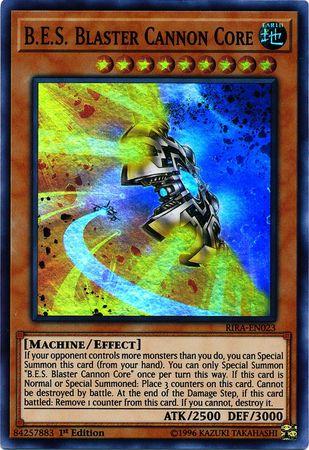 B.E.S. Blaster Cannon Core [1st Edition] RIRA-EN023