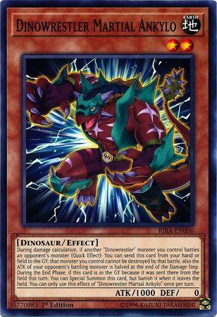 Dinowrestler Martial Ankylo [1st Edition] RIRA-EN006