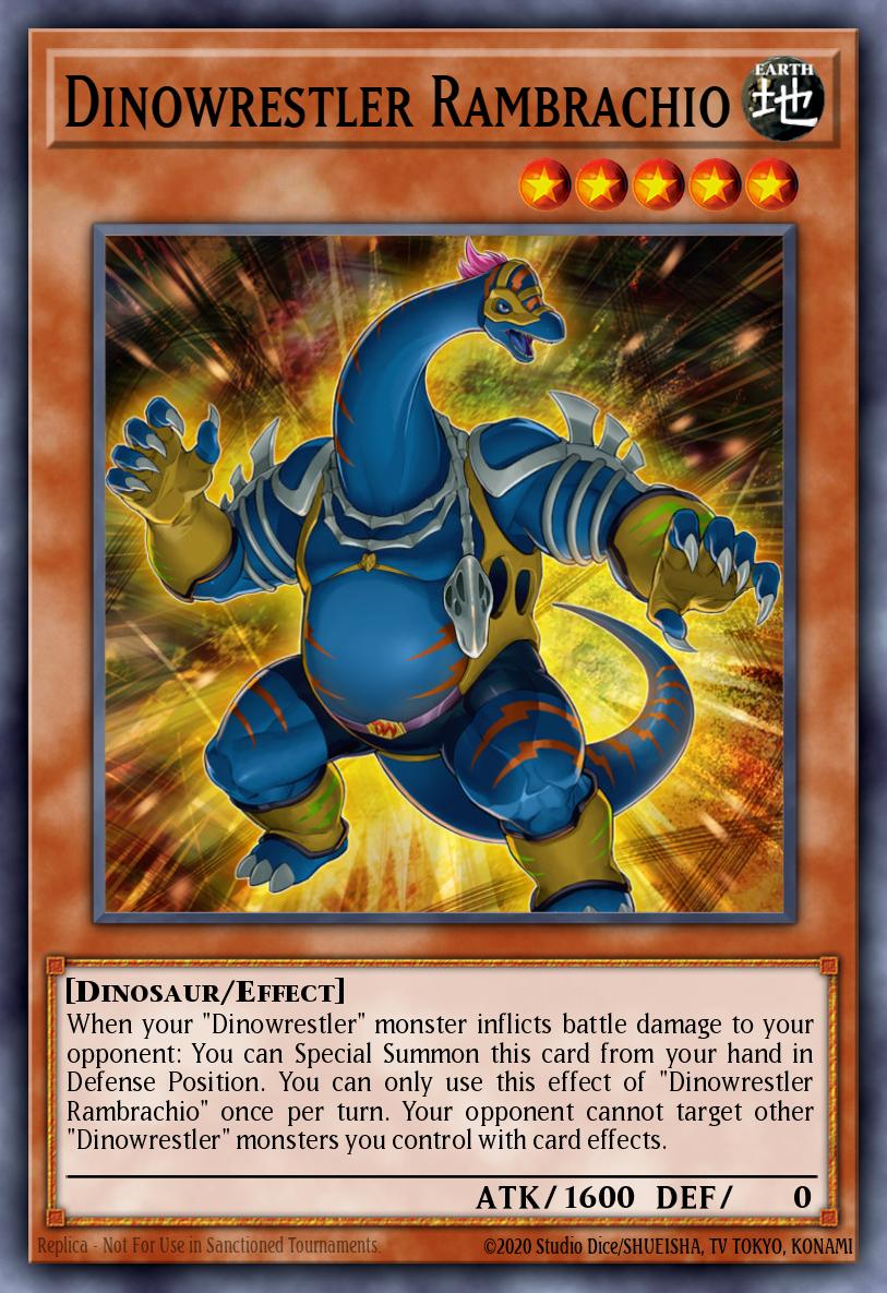 Dinowrestler Rambrachio [1st Edition] RIRA-EN007