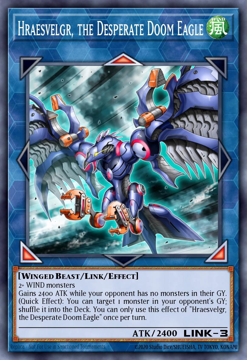 Hraesvelgr, the Desperate Doom Eagle RIRA-EN082