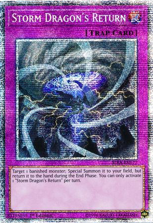 Storm Dragon's Return [Starlight Rare 1st Edition] RIRA-EN077