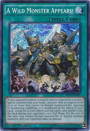 A Wild Monster Appears! [1st Edition] SECE-EN064