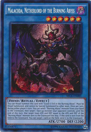 Malacoda, Netherlord of the Burning Abyss SECE-EN085